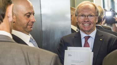 Headline act: Peter Beattie embarrassed the ARL Commission with his slip-up on the ABC's 7.30.