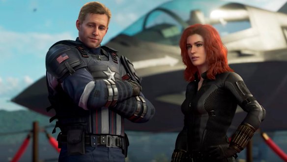 The game's characters, voiced by an all-star cast of video game actors, don't look much like the Hollywood versions.