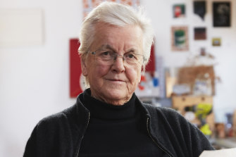 Vivienne Binns in her Canberra studio: “I can recognise those works that stop at the surface.”