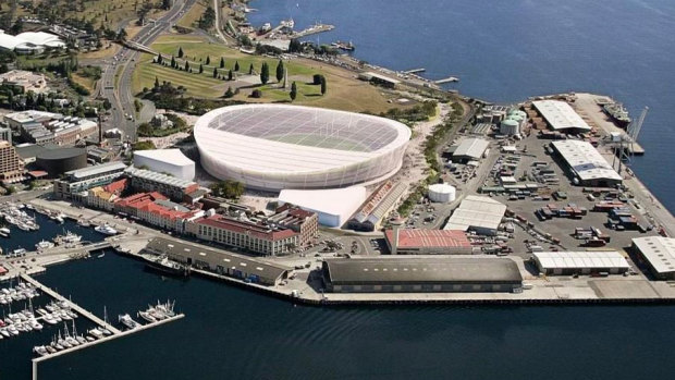 Devils moving at a snail’s pace: Fears over when Tasmania’s new stadium will be ready