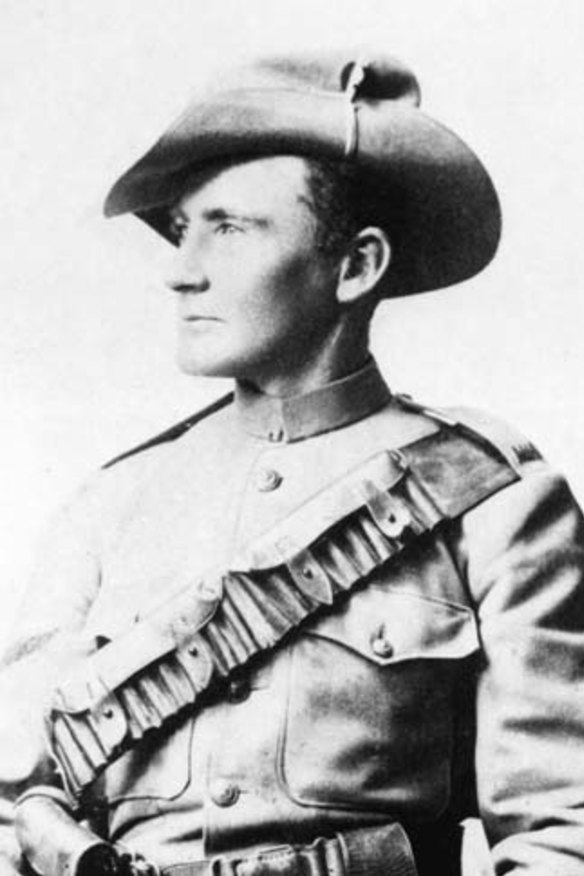 Private Harry "Breaker" Morant in 1900. He was executed by firing squad two years later. 