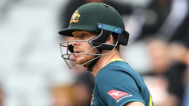 Third T20: Smith’s World Cup bid in danger after rain-shortened 10-over slogfest