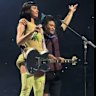The fan and Katy Perry on Monday night.
