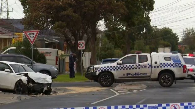 Mr Hassan’s Honda was hit by a white Audi on the corner of Glengala Rd and Links St.