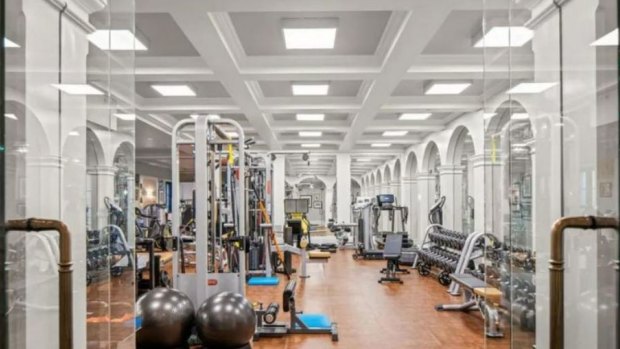 The gym where Wahlberg trains every morning.