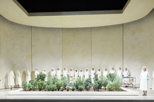 After the gloom of Il Tabarro, Suor Angelica opens in a blaze of light.