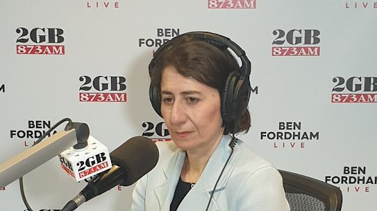 Premier Gladys Berejiklian on Monday. 