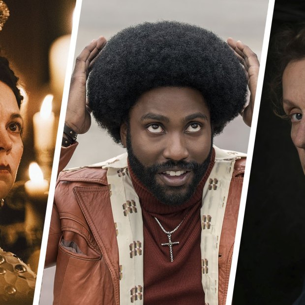 Olivia Colman in The Favourite, John David Washington in BlacKkKlansman and Frances McDormand in Three Billboards Outside Ebbing, Missouri