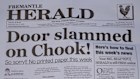 Fremantle Herald’s A4 paper edition.