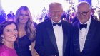 Scott Morrison and his wife Jenny with US President-elect Donald Trump and his wife Melania at Mar-a-Lago on New Year’s Eve.