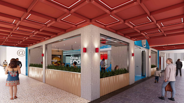 An artist impression from the Wendy’s Australia development application to Brisbane City Council. 
