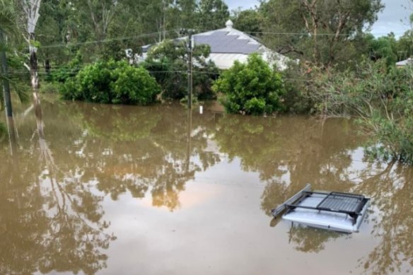 Floodwater inundated parts of the Ryan electorate in western Brisbane.