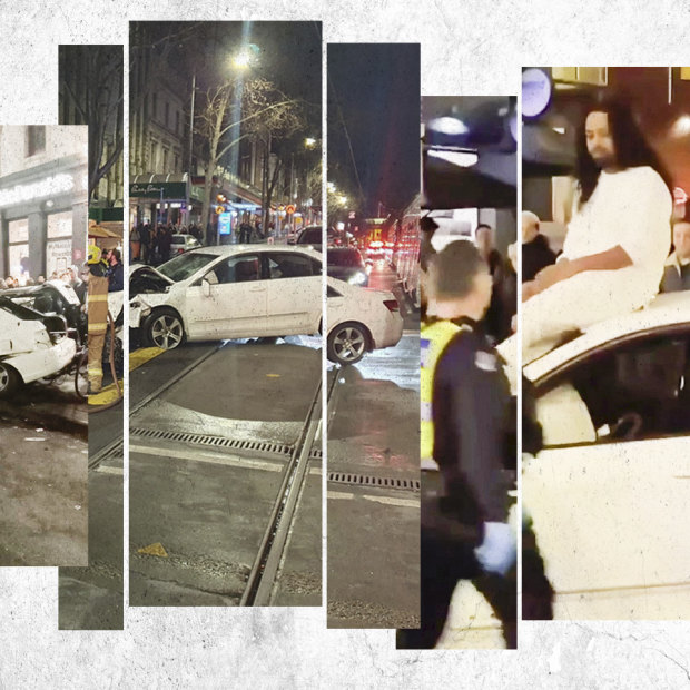 Zain Khan (inset) has been charged with one count of murder, three counts of attempted murder and other offences over the fatal Bourke Street collision.