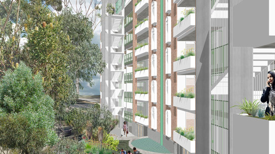 A mid-rise apartment design by New Zealand’s Spacecraft Architects. 