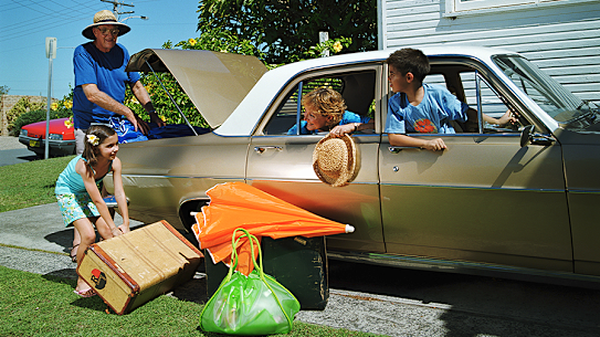 Man and girl (6-8) loading luggage in car, woman and boy (6-8) in car Gold Coast, Queensland, Australia.
HI RES coast house generic
 Getty Images royalty free.
 Can be used over and over again.

 Photo: Peter Mason

.