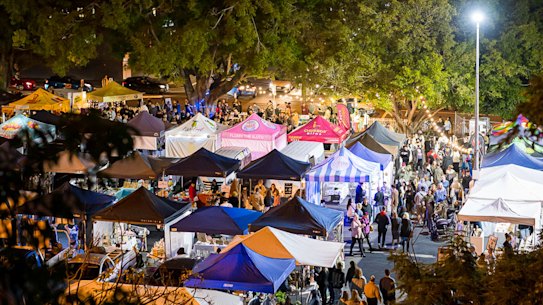Milton by Moonlight markets.