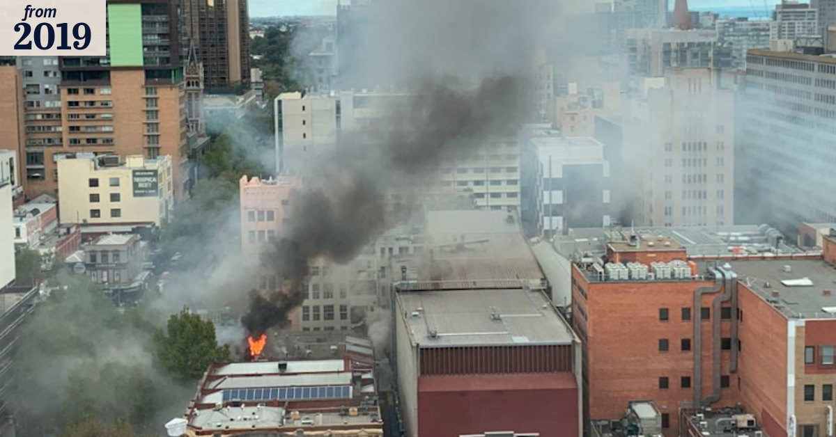 Workers evacuated after fire breaks out in CBD restaurant
