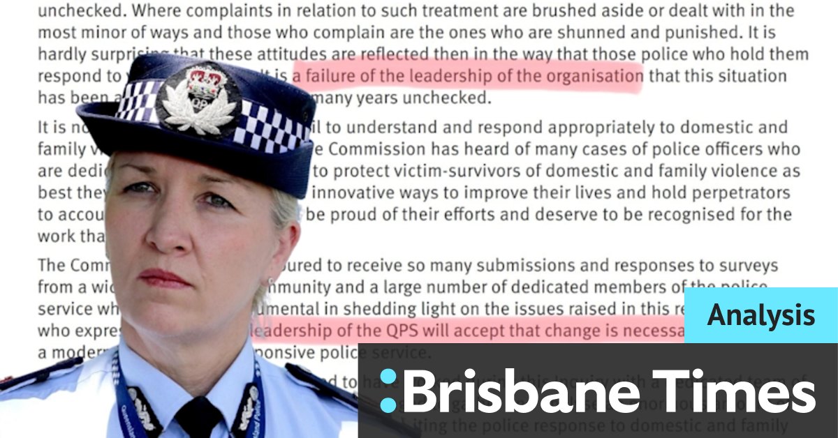 'We need a strong woman': Police commissioner Carroll survives damning report - Vimarsana News