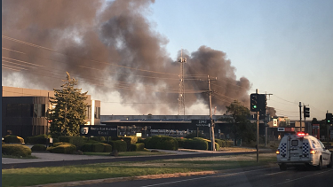 Firefighters Still Battling To Extinguish Campbellfield Factory Blaze