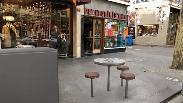 The memorial plaque and table will be fitted outside the cafe.