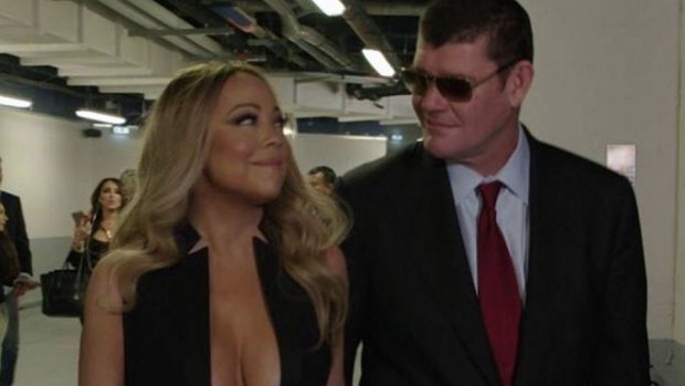 Mariah Carey with James Packer in a 2016 Instagram post.