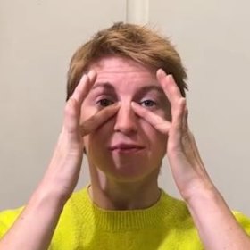 One of the massage starting points recommended by the Perrin Technique for chronic fatigue.