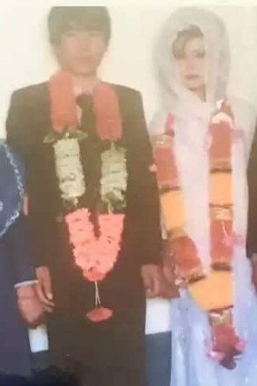 Sadaf’s wedding photo.
