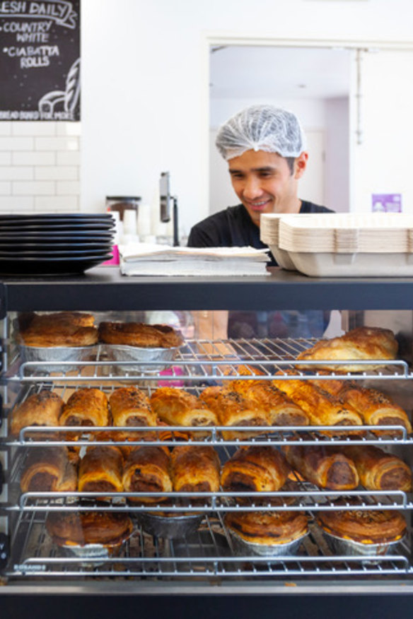 Sausage rolls and pies at Candied.