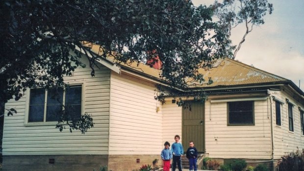 Diana Coxhead provided this photo of her family at Cuppacumbalong in early 2000.