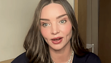 Miranda Kerr hits back at viral diet comments on the Something To Talk About podcast.