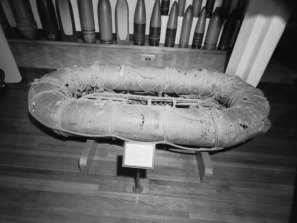 A Carley float associated with HMAS Sydney recovered from the sea by HMAS Heros on November 27, 1941. It is not the one that held the body of the unknown sailor.