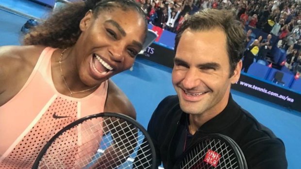 Roger Federer and Serena Williams.
