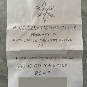 Dough Turner has been hosting a neighbourhood winter party every year since his wife passed away.