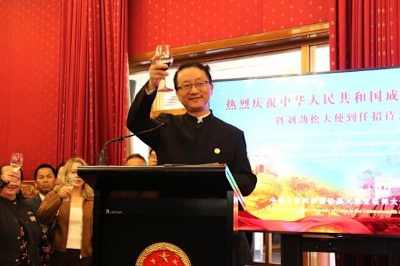 China’s new ambassador to Australia, Liu Jinsong.