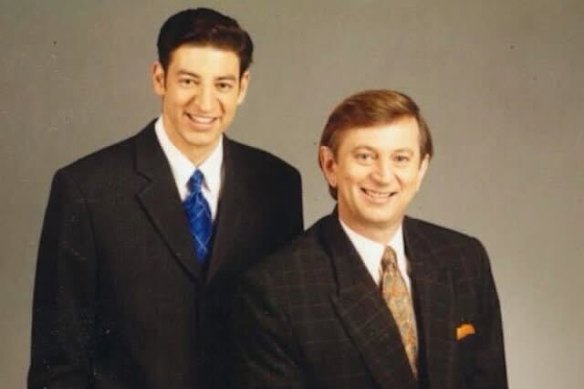 Basil Zempilas and Dennis Cometti.