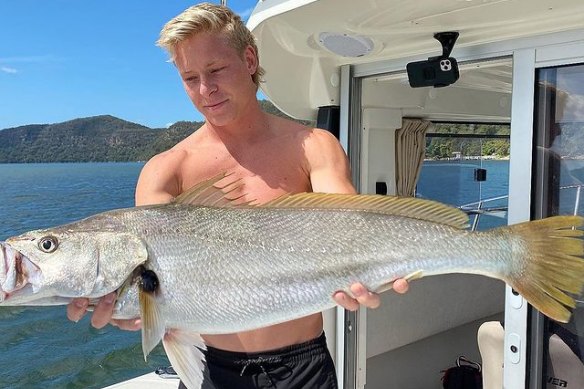 Fishing is one of Isaac Heeney’s great loves.