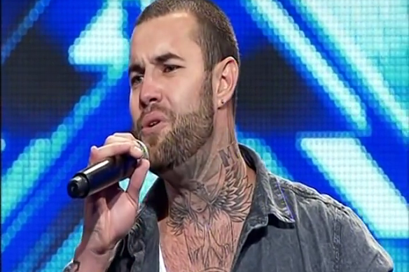 Callaway performing on the X-Factor.