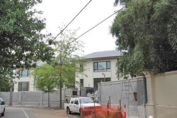 Lisa and David Thurin’s Toorak home in 2008.