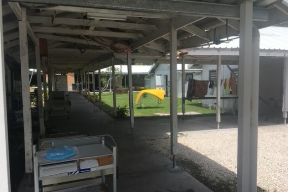 Nauru hospital’s buildings.