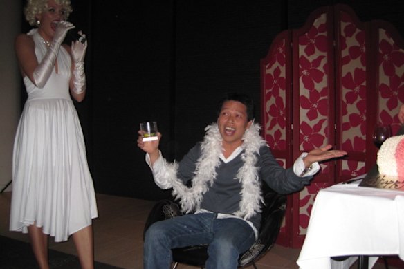 Nguyen’s birthday party at Crown casino, which he celebrated with a host of Geelong AFL stars.