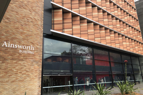 The Ainsworth Building at the UNSW in the Mechanical and Manufacturing Engineering precinct.