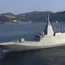 Mogami frigates off the coast of Japan and at sea.