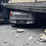 Buildings damaged after magnitude 7.4 earthquake strikes near Port Vila, Vanuatu.