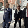 Gail Connolly arrives at the ICAC on Thursday.