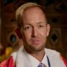 Noosa councillor Jess Glasgow during his controversial appearance on The Bachelorette on Wednesday. 