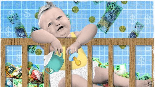 Birth rates in Australia are declining, which, given the exorbitant cost of having children, should come as no surprise.