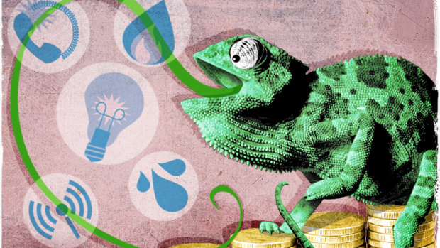 Wizard lizard: Top tips to help maximise savings on your utilities. Illustration: Dionne Gain
