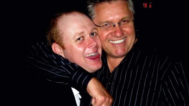 Ray Hadley, right, has reached an undisclosed settlement after being sued by former producer Chris Bowen.