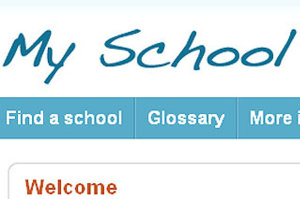 The My School website.