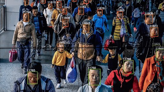 China facial recognition. 